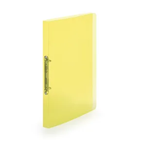 Binder PP A4 2 Cr. Linien gelb